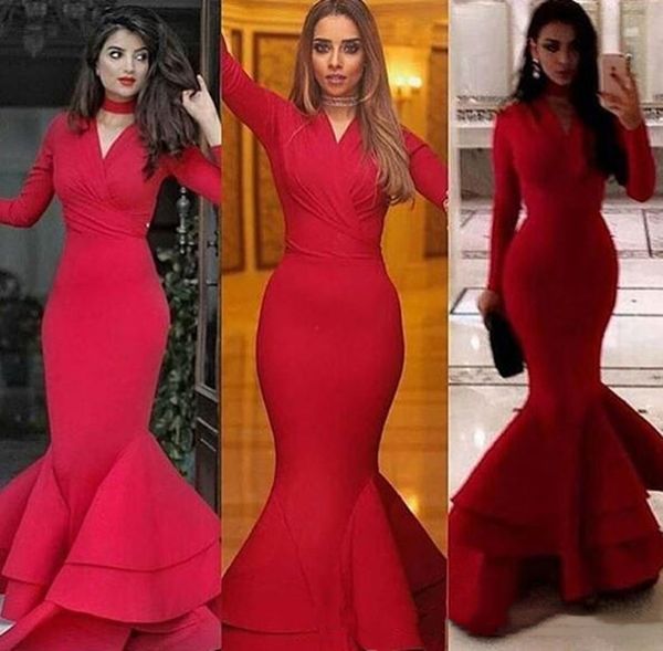 elegant arabic long sleeve mermaid prom dresses 2021 simple satin v neck ruffles skirt celebrity party dress formal evening gowns for women, Black
elegant arabic long sleeve mermaid prom dresses 2021 simple satin v neck ruffles skirt celebrity party dress formal evening gowns for women, Black