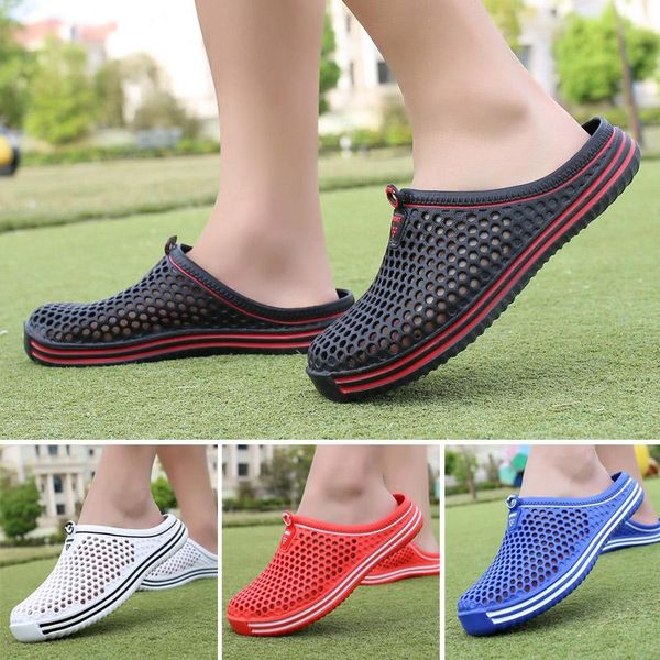 summer beach slippers large size hollow breathable sandals non-slip absorption simple fashion flip flops couples round toe, Black
summer beach slippers large size hollow breathable sandals non-slip absorption simple fashion flip flops couples round toe, Black