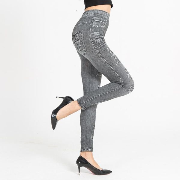 hanxi women skinny pants 2021 imitation distressed denim jeans leggings casual high waist slim elastic pencil women's, Black
hanxi women skinny pants 2021 imitation distressed denim jeans leggings casual high waist slim elastic pencil women's, Black