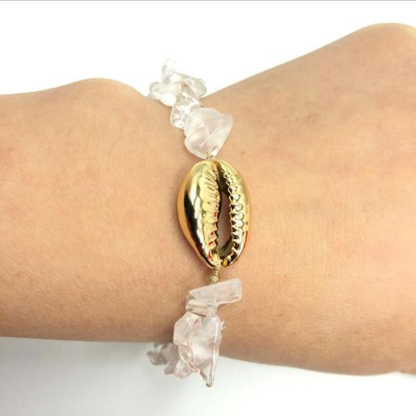 charm bracelets ethnic gold color shell shaped metal bracelet bangle jewelry for women party gift fashion rope chain, Golden;silver
charm bracelets ethnic gold color shell shaped metal bracelet bangle jewelry for women party gift fashion rope chain, Golden;silver