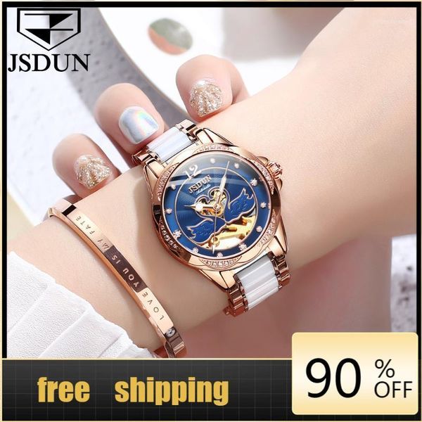 wristwatches jinshidun women's luxry watch waterproof automatic mechanical fashion inlaid diamond ceramic 18k gold stainless wristwatch, Slivery;brown
wristwatches jinshidun women's luxry watch waterproof automatic mechanical fashion inlaid diamond ceramic 18k gold stainless wristwatch, Slivery;brown