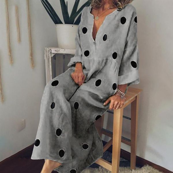 casual dresses women's summer long dress fashion dot v-neck sleeve high waist button boho elegant plus size 5xl shirt, Black;gray
casual dresses women's summer long dress fashion dot v-neck sleeve high waist button boho elegant plus size 5xl shirt, Black;gray