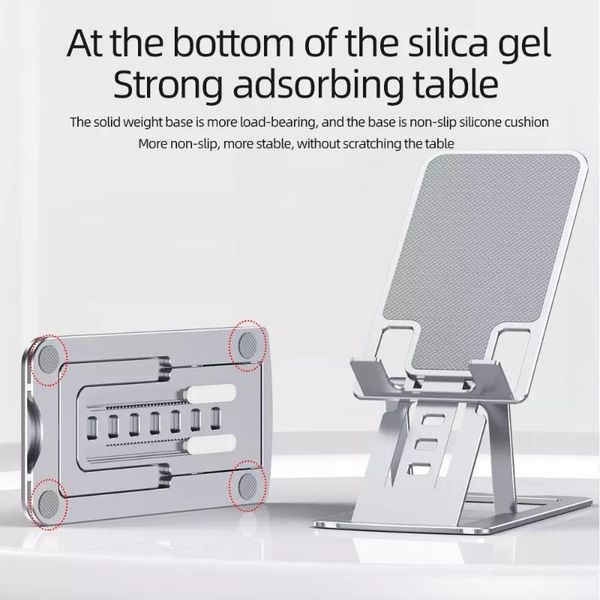 aluminum alloy phone/tablet holder foldable height adjustable deskstand for 12 and tablet smartphone anti-skid design cell phone mounts
aluminum alloy phone/tablet holder foldable height adjustable deskstand for 12 and tablet smartphone anti-skid design cell phone mounts