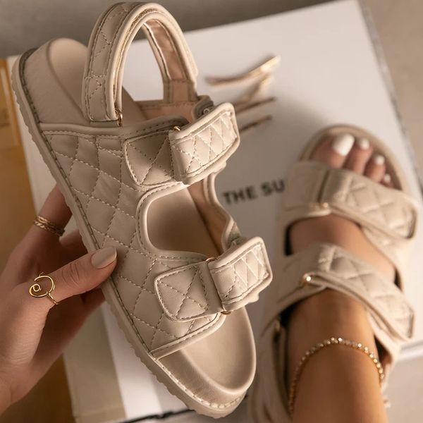 official website 70% off outlet luxury celebrities women sandals leather wedge low heel sewing plaid non slip sole hook&loop fashion modern, Black
official website 70% off outlet luxury celebrities women sandals leather wedge low heel sewing plaid non slip sole hook&loop fashion modern, Black