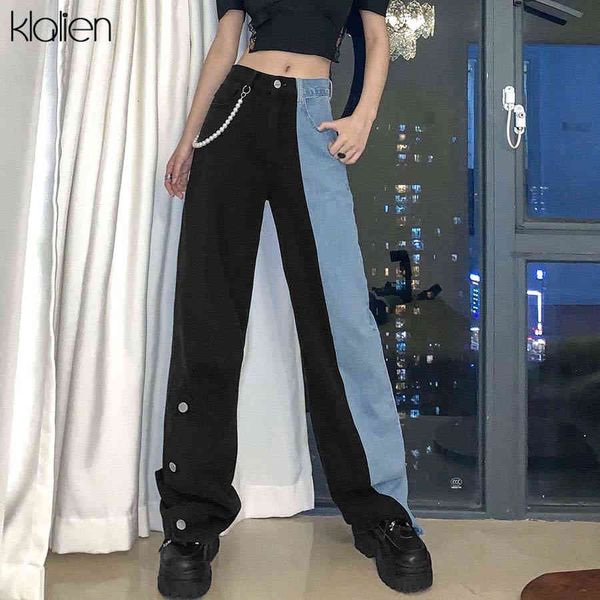 jean fashion street loose black blue patchwork waist zipper female jeans streetwear wide leg pants
jean fashion street loose black blue patchwork waist zipper female jeans streetwear wide leg pants