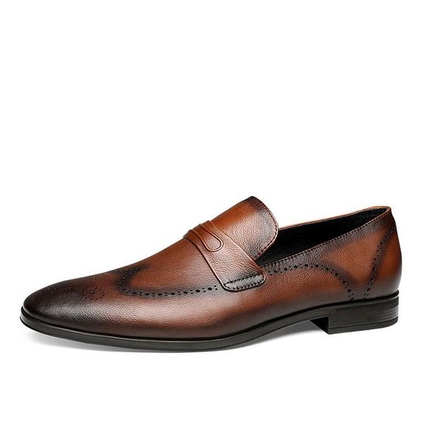 pointed toe formal shoes man genuine leather oxfords spring men italy brogue dress business wedding party g244, Black
pointed toe formal shoes man genuine leather oxfords spring men italy brogue dress business wedding party g244, Black