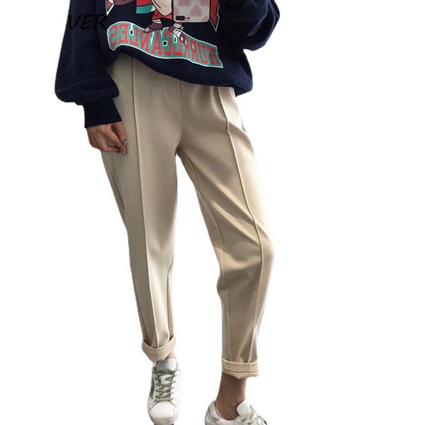 women's pants & capris winter thicken women pencil wool female autumn high waist loose trousers soft good fabric ankle-length, Black;white
women's pants & capris winter thicken women pencil wool female autumn high waist loose trousers soft good fabric ankle-length, Black;white