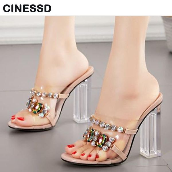 large size 35-42 women sandals pvc transparent crystal chunky heel 11cm fashion summer shoes with rhinestone, Black
large size 35-42 women sandals pvc transparent crystal chunky heel 11cm fashion summer shoes with rhinestone, Black