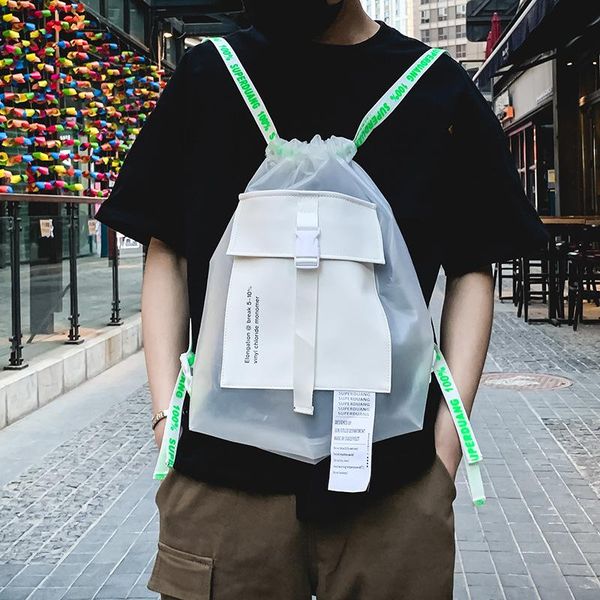 backpack 2021 spring and summer transparent pvc female personality outdoor pu waterproof travel school bag tide
backpack 2021 spring and summer transparent pvc female personality outdoor pu waterproof travel school bag tide