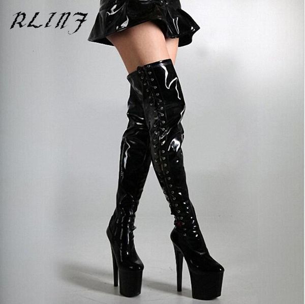 boots rlinf autumn high heels shoes patent leather pole dance performance over knee large size dress 20 cm with 0cvn, Black
boots rlinf autumn high heels shoes patent leather pole dance performance over knee large size dress 20 cm with 0cvn, Black
