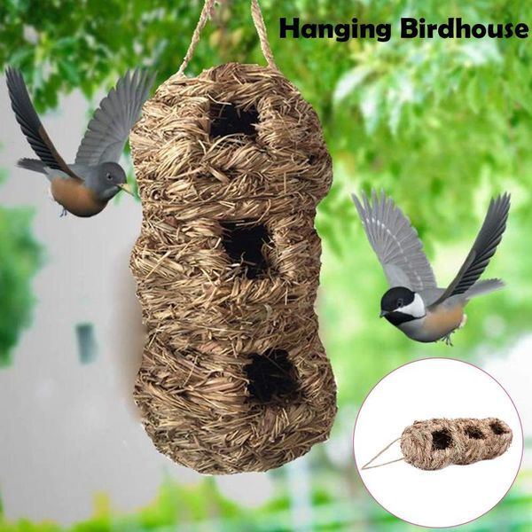 grass hand woven bird house hummingbird outside hanging handmade outdoor birdhouse nest home gardening decoration tools cages
grass hand woven bird house hummingbird outside hanging handmade outdoor birdhouse nest home gardening decoration tools cages