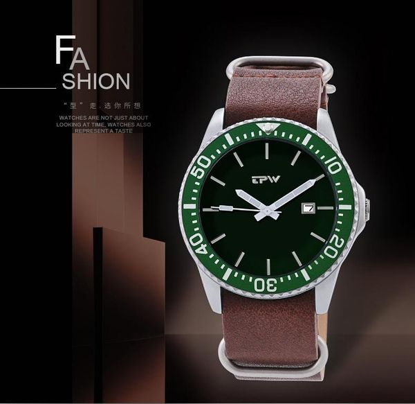 wristwatches men quartz watch relogio masculino military sport wristwatch leather strap mens reloj complete calendar watches homme saati, Slivery;brown 
wristwatches men quartz watch relogio masculino military sport wristwatch leather strap mens reloj complete calendar watches homme saati, Slivery;brown