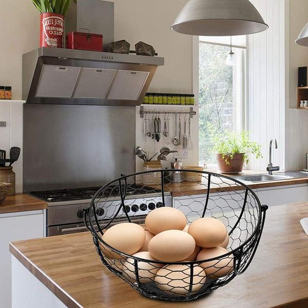 storage baskets set of 2 wire egg basket, basket with handles chicken eggs holder organizer case container food
storage baskets set of 2 wire egg basket, basket with handles chicken eggs holder organizer case container food