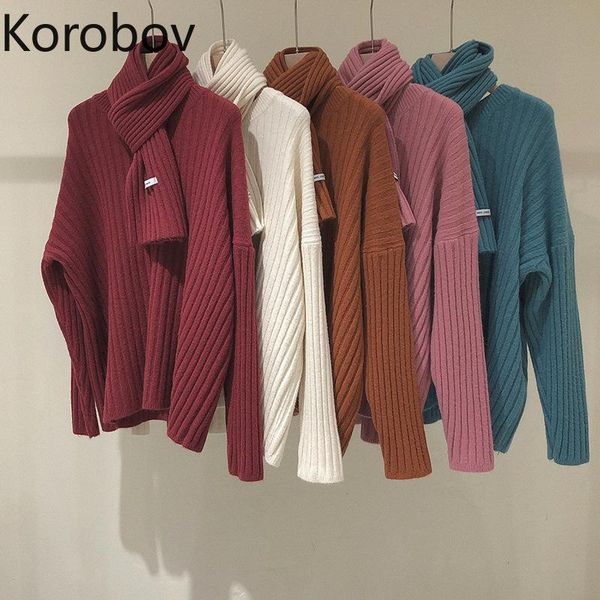 korobov women sweaters 2021 vintage o neck long sleeve sueter mujer knitted pullovers femme korean sarf jumper women's, White;black
korobov women sweaters 2021 vintage o neck long sleeve sueter mujer knitted pullovers femme korean sarf jumper women's, White;black