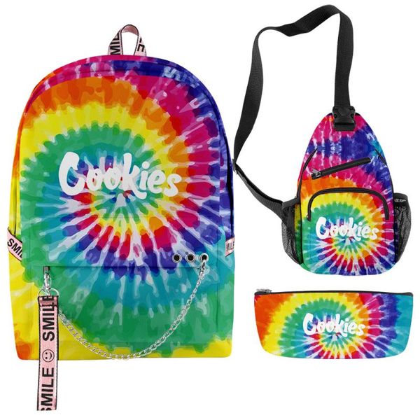 cookies tie dyed backpack 3pcs/set women men oxford waterproof colorful harajuku streetwear travel sports bicycle
cookies tie dyed backpack 3pcs/set women men oxford waterproof colorful harajuku streetwear travel sports bicycle