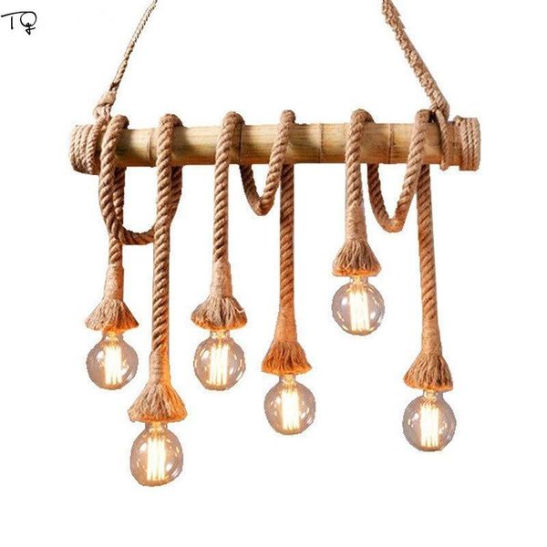 pendant lamps american country retro vintage rope lights bamboo art decorative hanging lamp loft salon restaurant cafe bar
pendant lamps american country retro vintage rope lights bamboo art decorative hanging lamp loft salon restaurant cafe bar