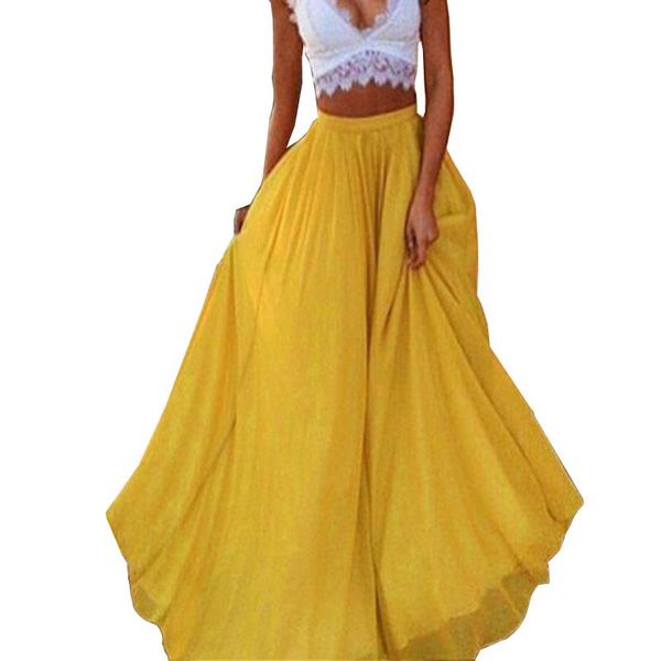 skirts 2021 women chiffon long elastic waist pleated a-line maxi beach boho vintage high summer faldas saia, Black
skirts 2021 women chiffon long elastic waist pleated a-line maxi beach boho vintage high summer faldas saia, Black
