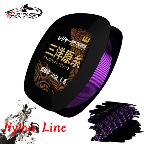 braid line walk fish 50m nylon fishing thread super strong durable monofilament wire main accessories
braid line walk fish 50m nylon fishing thread super strong durable monofilament wire main accessories