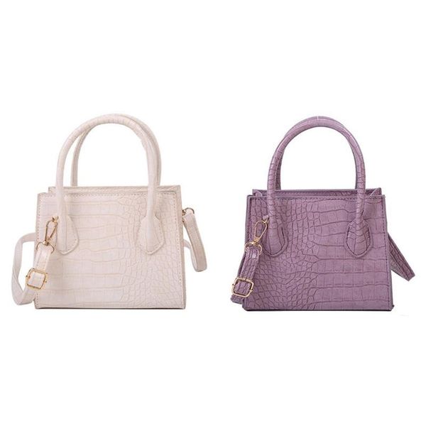 evening bags 2x small women's bag pure color handle shoulder lady pu leather square crossbody messenger purple/beige
evening bags 2x small women's bag pure color handle shoulder lady pu leather square crossbody messenger purple/beige