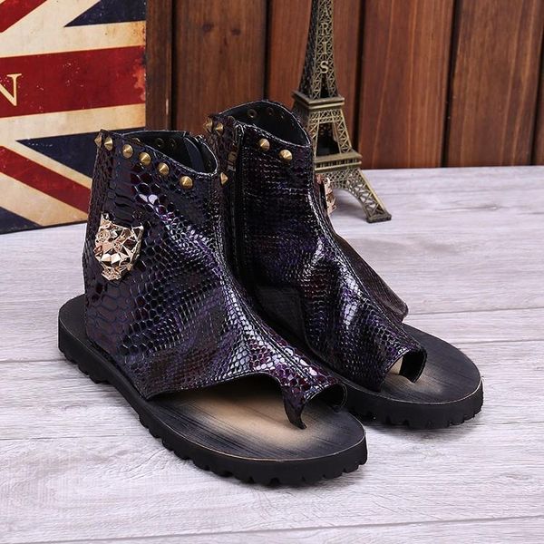sandals ch.kwok spring summer flip-flop rome style open toe rivets zipper ankle sandal boots for men black real leather
sandals ch.kwok spring summer flip-flop rome style open toe rivets zipper ankle sandal boots for men black real leather