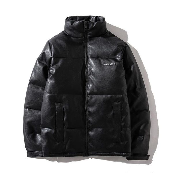 women's fur & faux 2021 autumn winter short bread clothes korean loose cotton jacket lovers pu leather down padded men and women, Black
women's fur & faux 2021 autumn winter short bread clothes korean loose cotton jacket lovers pu leather down padded men and women, Black