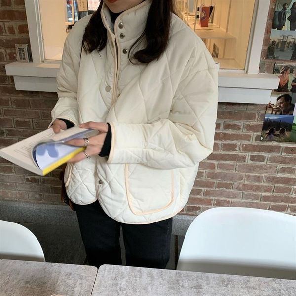 women's jackets lingge warm cotton jacket loose and versatile student clothes winter long sleeve, Black;brown
women's jackets lingge warm cotton jacket loose and versatile student clothes winter long sleeve, Black;brown