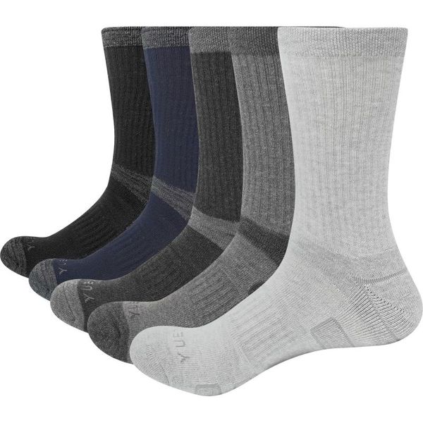 sports socks men's 5 pairs summer autumn cotton cushion breathable outdoor running cycling hiking crew dress, Black
sports socks men's 5 pairs summer autumn cotton cushion breathable outdoor running cycling hiking crew dress, Black