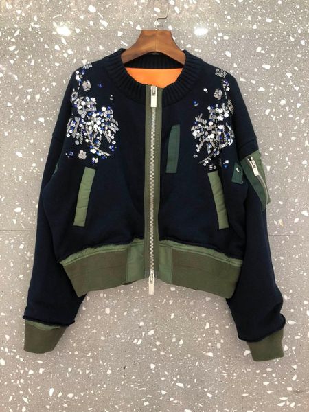 spring 2021 women beading knitted jacket coat female casual warm outerwear 2 color tutu women's jackets, Black;brown
spring 2021 women beading knitted jacket coat female casual warm outerwear 2 color tutu women's jackets, Black;brown