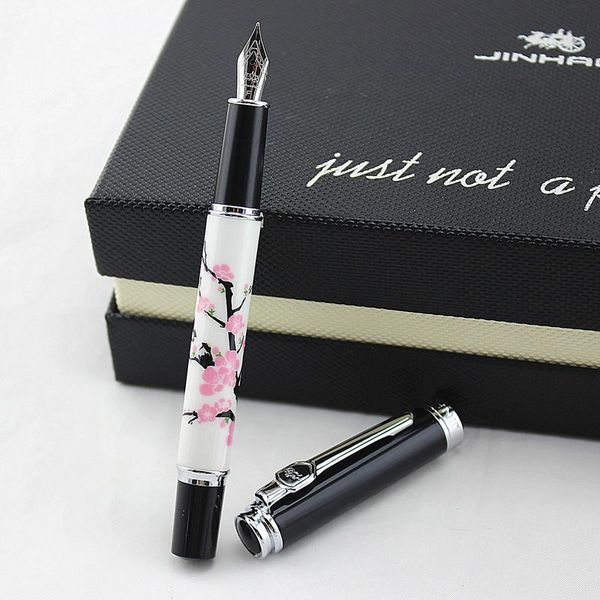 jinhao 8820 fountain pen ceramics plum flower business pens 0.5mm ink for office gift
jinhao 8820 fountain pen ceramics plum flower business pens 0.5mm ink for office gift