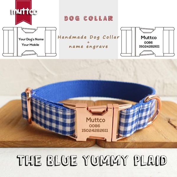 dog collars & leashes muttco retailing self-design engraved personalized collar the blue yummy plaid adjustable 5 sizes udc046m
dog collars & leashes muttco retailing self-design engraved personalized collar the blue yummy plaid adjustable 5 sizes udc046m