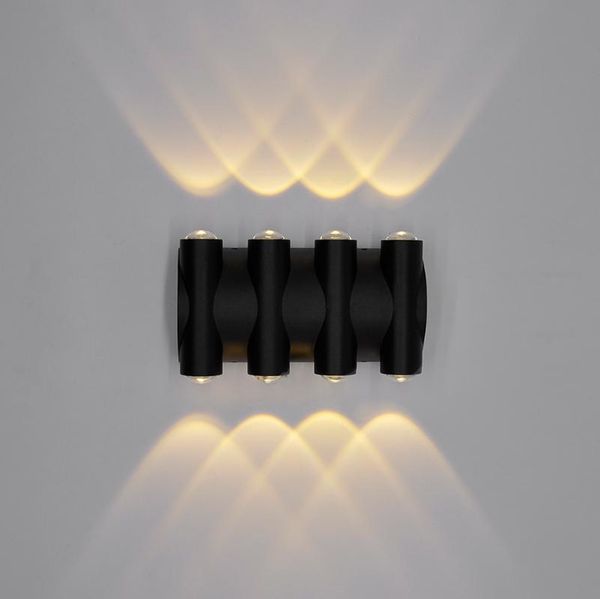 wall lamps 8w led lamp waterproof garden courtyard porch sconce light indoor outdoor black landscape lighting ac90-260
wall lamps 8w led lamp waterproof garden courtyard porch sconce light indoor outdoor black landscape lighting ac90-260