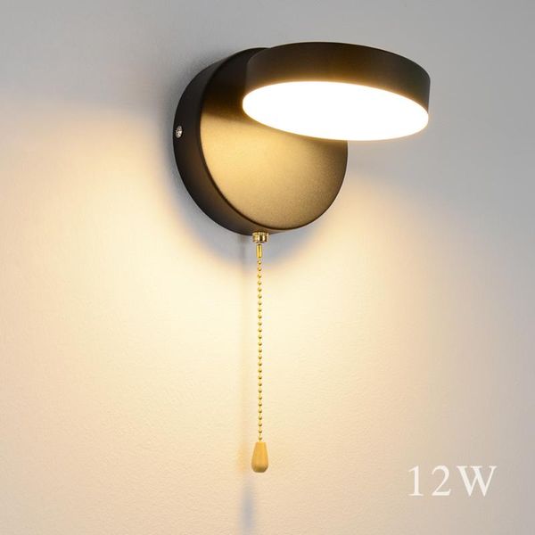 wall lamp nordeic led 3 color lighting with switch light 12w white black indoor modern for home stairway bedroom bedside
wall lamp nordeic led 3 color lighting with switch light 12w white black indoor modern for home stairway bedroom bedside
