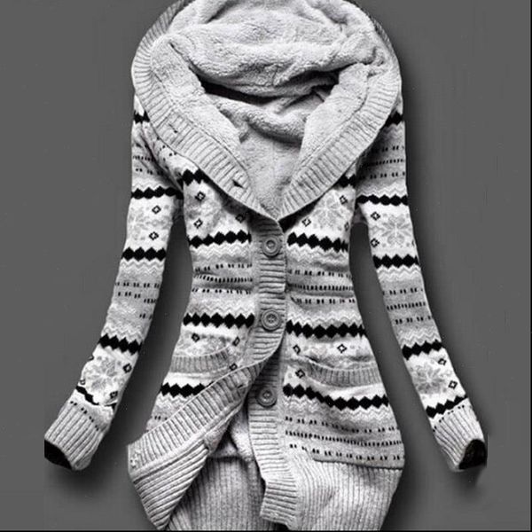 winter thick hooded cardigans women sweater fleece warm solid loose knitted coat long sleeve knitwear outerwear aic88, White;black
winter thick hooded cardigans women sweater fleece warm solid loose knitted coat long sleeve knitwear outerwear aic88, White;black