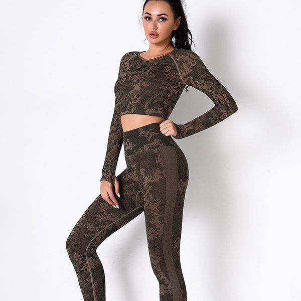 yoga outfit women's tracksuit long sleeve high waist leggings suit for fitness two piece workout sport set active wear gym clothing
yoga outfit women's tracksuit long sleeve high waist leggings suit for fitness two piece workout sport set active wear gym clothing