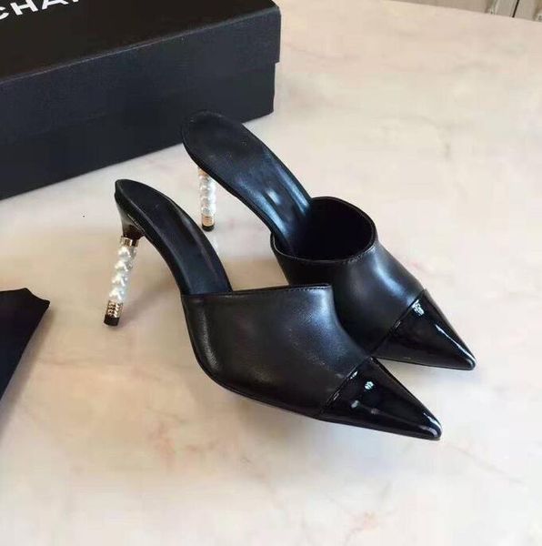 summer casual thin high heel slippers designer sandals fashion patchwork beach shoes for women, Black
summer casual thin high heel slippers designer sandals fashion patchwork beach shoes for women, Black