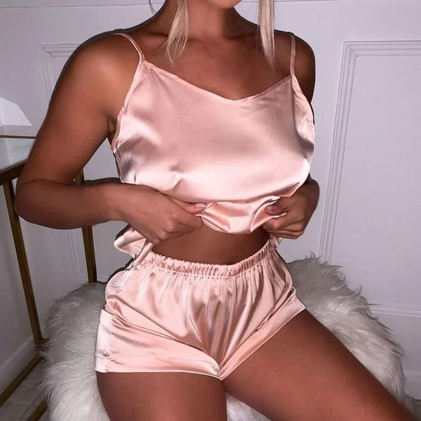 women's sleepwear menore 2021 women lingerie set lace crop shorts pajamas satin pijama nightwear pyjama femme night suit, Black;red
women's sleepwear menore 2021 women lingerie set lace crop shorts pajamas satin pijama nightwear pyjama femme night suit, Black;red