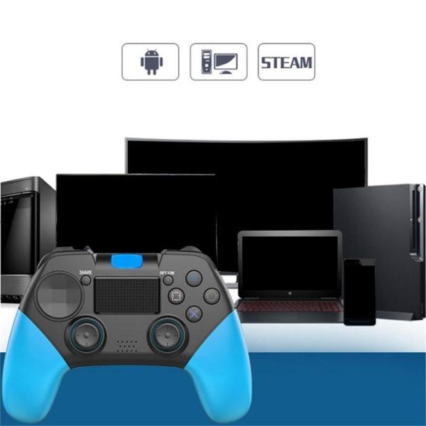 wireless gamepad bluetooth 4.0 touch screen controller with led light bar support pc/android built-in mono speaker drop game controllers & j
wireless gamepad bluetooth 4.0 touch screen controller with led light bar support pc/android built-in mono speaker drop game controllers & j