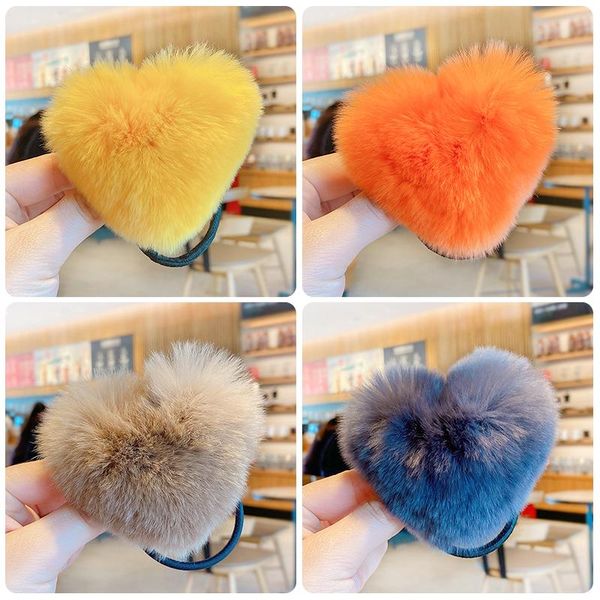 women girls cute colors faux fur heart scrunchies rubber bands children lovely soft elastic hair female accessories
women girls cute colors faux fur heart scrunchies rubber bands children lovely soft elastic hair female accessories