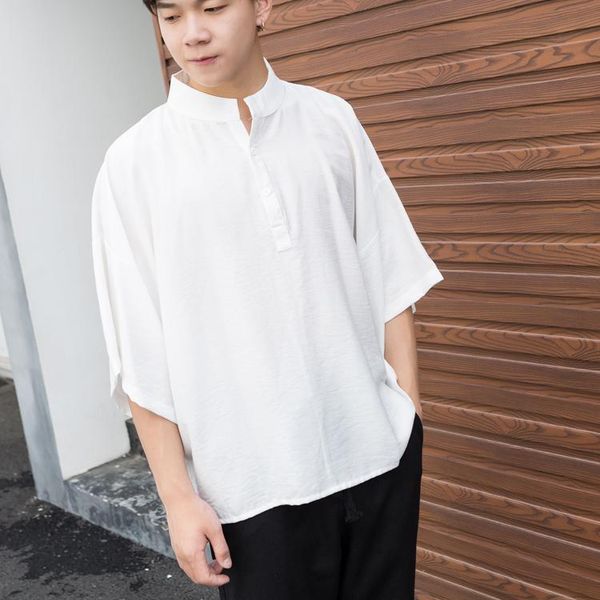 men's casual shirts oversize relaxed personalized performance clothes hairstylist nightclub bat shirt medium sleeve hip hop trend, White;black
men's casual shirts oversize relaxed personalized performance clothes hairstylist nightclub bat shirt medium sleeve hip hop trend, White;black
