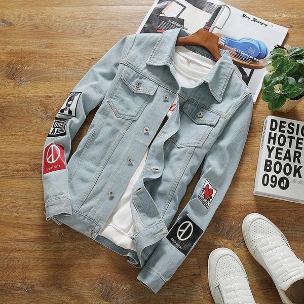men's jackets light blue fashion print large size casual denim jacket black cotton slim youth asian s-5xl, Black;brown
men's jackets light blue fashion print large size casual denim jacket black cotton slim youth asian s-5xl, Black;brown