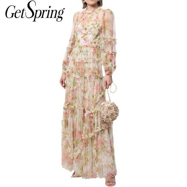 getspring women dress super fairy printed party es bohemian holiday lantern sleeve ruffles maxi es summer 210601, Black;gray
getspring women dress super fairy printed party es bohemian holiday lantern sleeve ruffles maxi es summer 210601, Black;gray