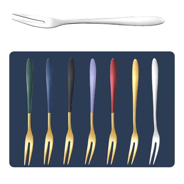 justdolife 1pc stainless steel fruit fork portable dessert party salad kitchen tableware accessories forks 
justdolife 1pc stainless steel fruit fork portable dessert party salad kitchen tableware accessories forks