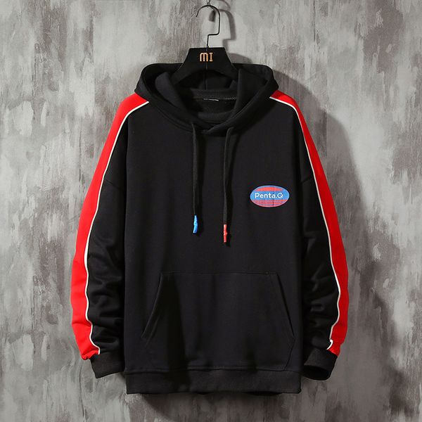 men's hoodies & sweatshirts streetwear autumn side sriped harajuku japan style hip hop blackhoodie men sweatshirt male ccah, Black
men's hoodies & sweatshirts streetwear autumn side sriped harajuku japan style hip hop blackhoodie men sweatshirt male ccah, Black