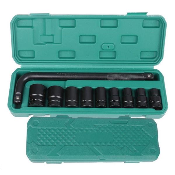 professional hand tool sets 10pcs 1/2inch drive 6-point impact socket set metric sizes 10-24mm carbon steel with hard storage box tools kit 
professional hand tool sets 10pcs 1/2inch drive 6-point impact socket set metric sizes 10-24mm carbon steel with hard storage box tools kit