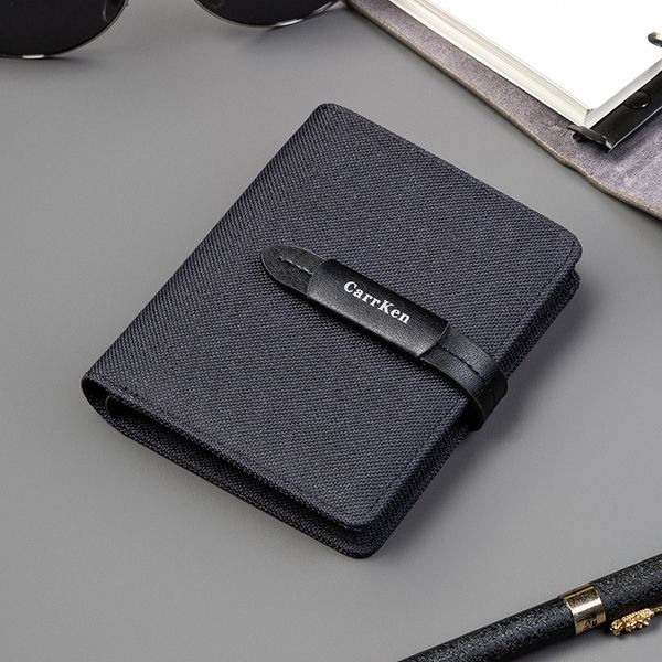 vertical short men's carrken fabric black casual holder multi-card pocket wallet two-fold thin card new vwwgv
vertical short men's carrken fabric black casual holder multi-card pocket wallet two-fold thin card new vwwgv