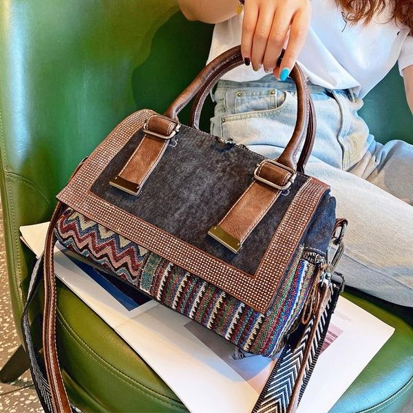 shoulder bags vintage denim women's handbag tote rhinestone ita bag crossbody sac a main fashion bolso grande mujer
shoulder bags vintage denim women's handbag tote rhinestone ita bag crossbody sac a main fashion bolso grande mujer