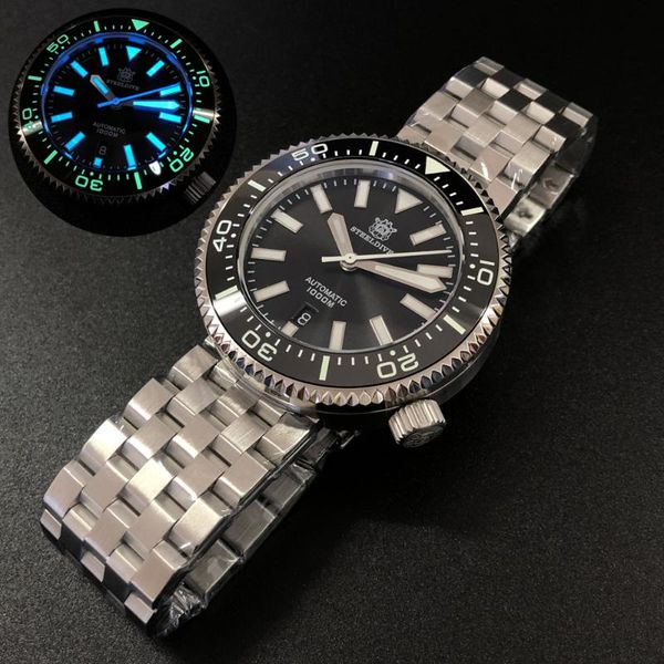 wristwatches steeldive men dive watch,mens automatic watches stainless steel 1000m waterproof wristwatch super luminous clock ceramic bezel, Slivery;brown
wristwatches steeldive men dive watch,mens automatic watches stainless steel 1000m waterproof wristwatch super luminous clock ceramic bezel, Slivery;brown