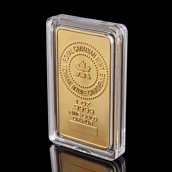 10pcs non magnetic metal craft 1oz gold plated bar and composite badge maple leaf pure 999.9 commemorative coin collection
10pcs non magnetic metal craft 1oz gold plated bar and composite badge maple leaf pure 999.9 commemorative coin collection