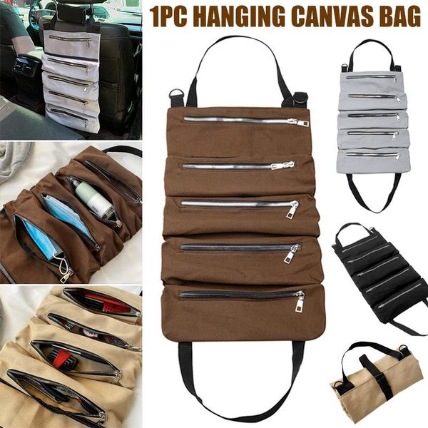 car organizer super tool roll up bag for with 5 zipper small suspension canvas storage pouch auto inner accessory
car organizer super tool roll up bag for with 5 zipper small suspension canvas storage pouch auto inner accessory