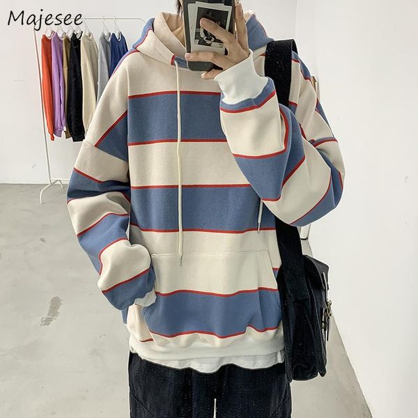 men with hat hoodies striped loose high street couples chic streetwear front pockets mens sweatshirts hoodie harajuku all-match men's &, Black
men with hat hoodies striped loose high street couples chic streetwear front pockets mens sweatshirts hoodie harajuku all-match men's &, Black